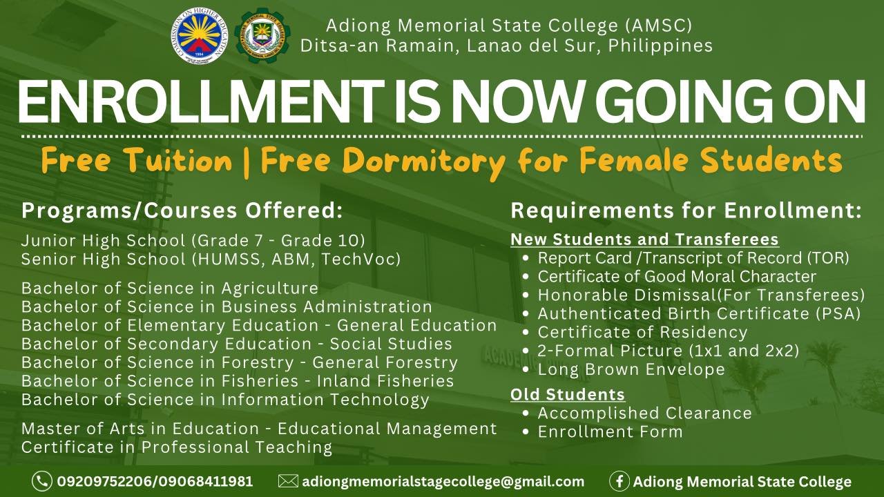 AMSC Enrollment 2024